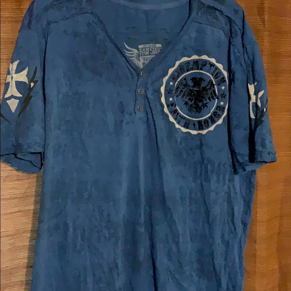 Men’s neck T-shirt by Raw Strike